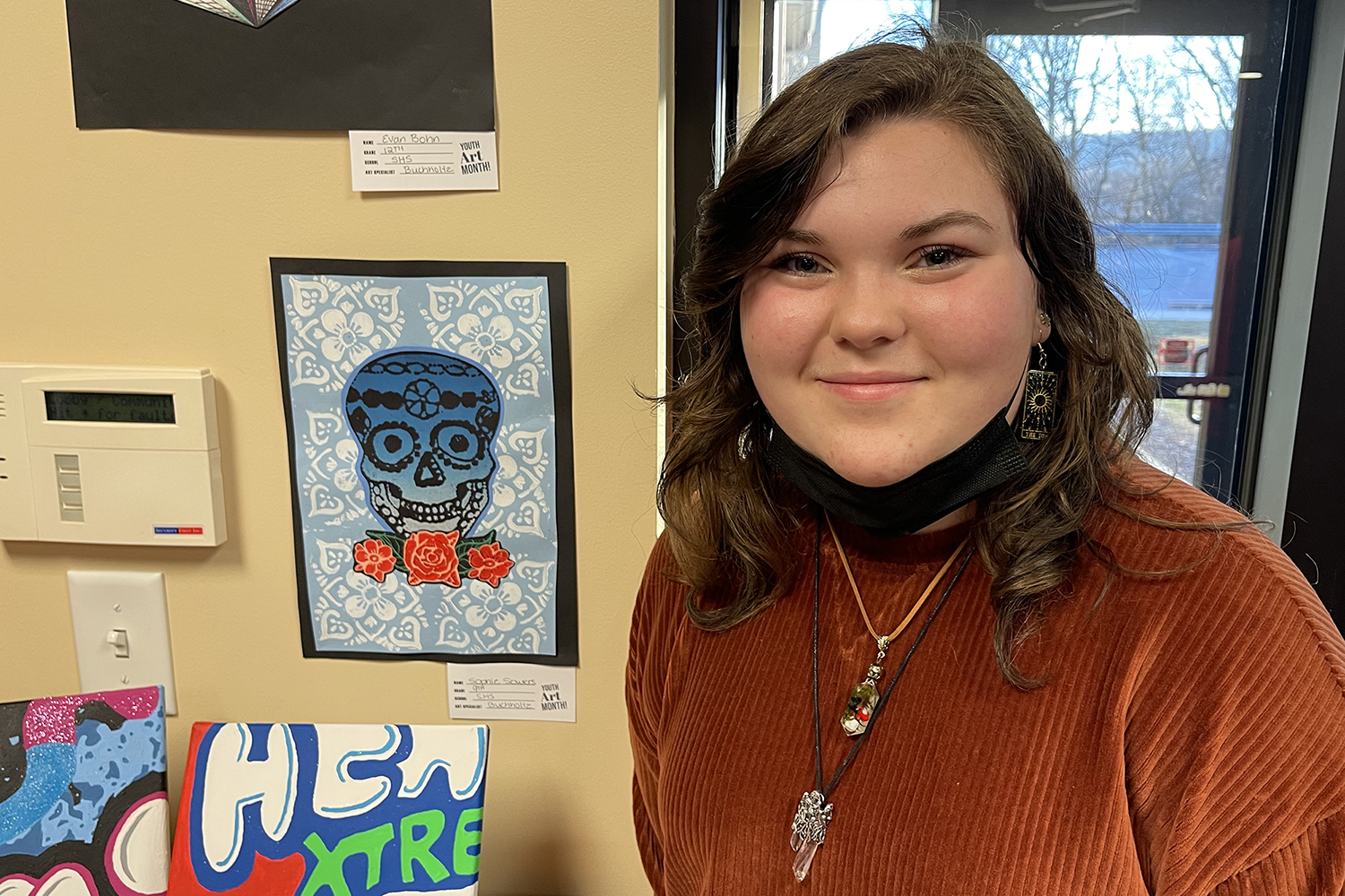 Students Showcase Artwork At Exeter Community Library Exeter Township