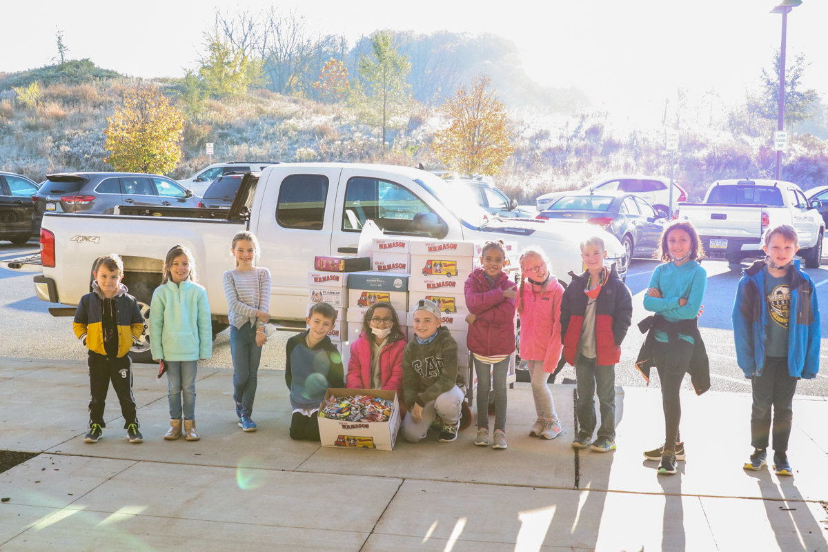 Owatin Students Donate 644 Pounds of Candy Owatin Creek Elementary
