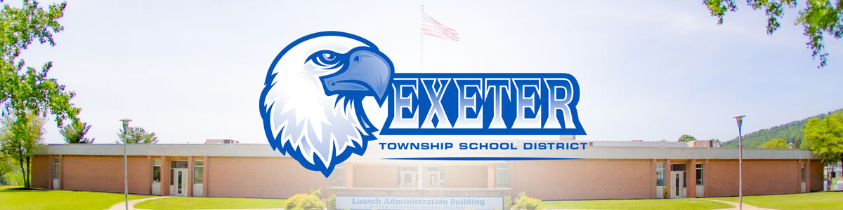 exeter township school district fancy header with logo