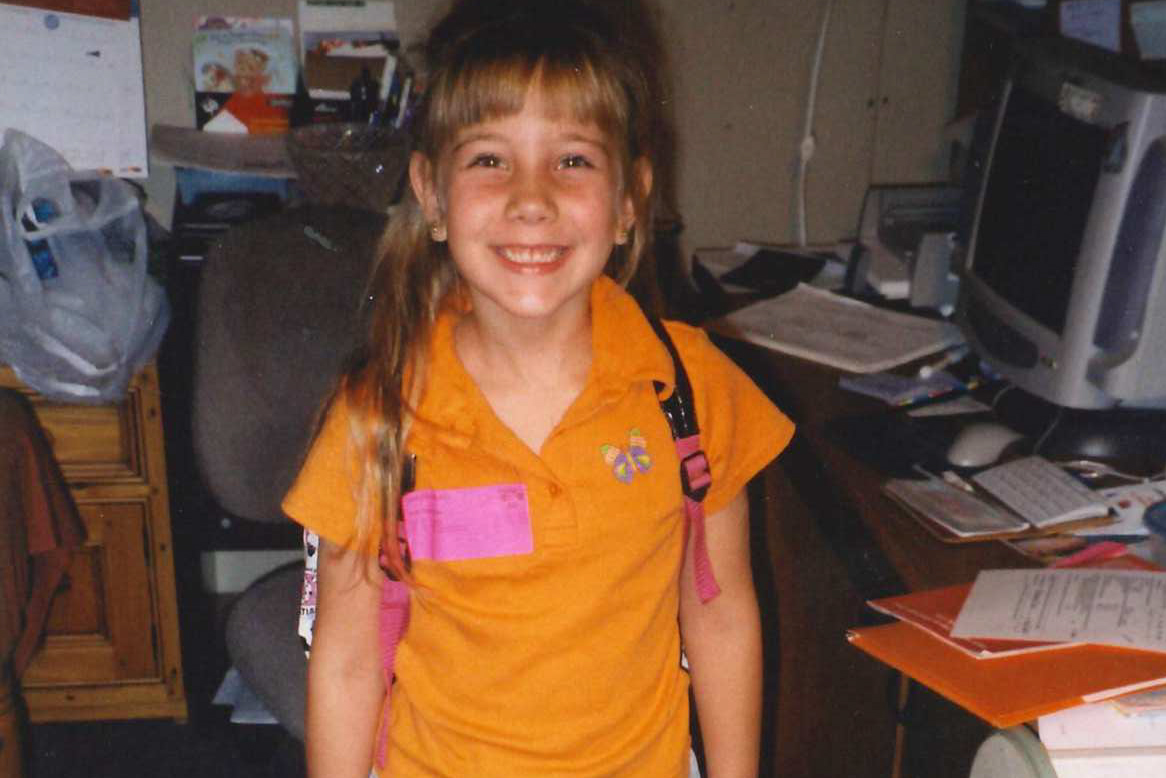 photo of Taylor Kerling in kindergarten