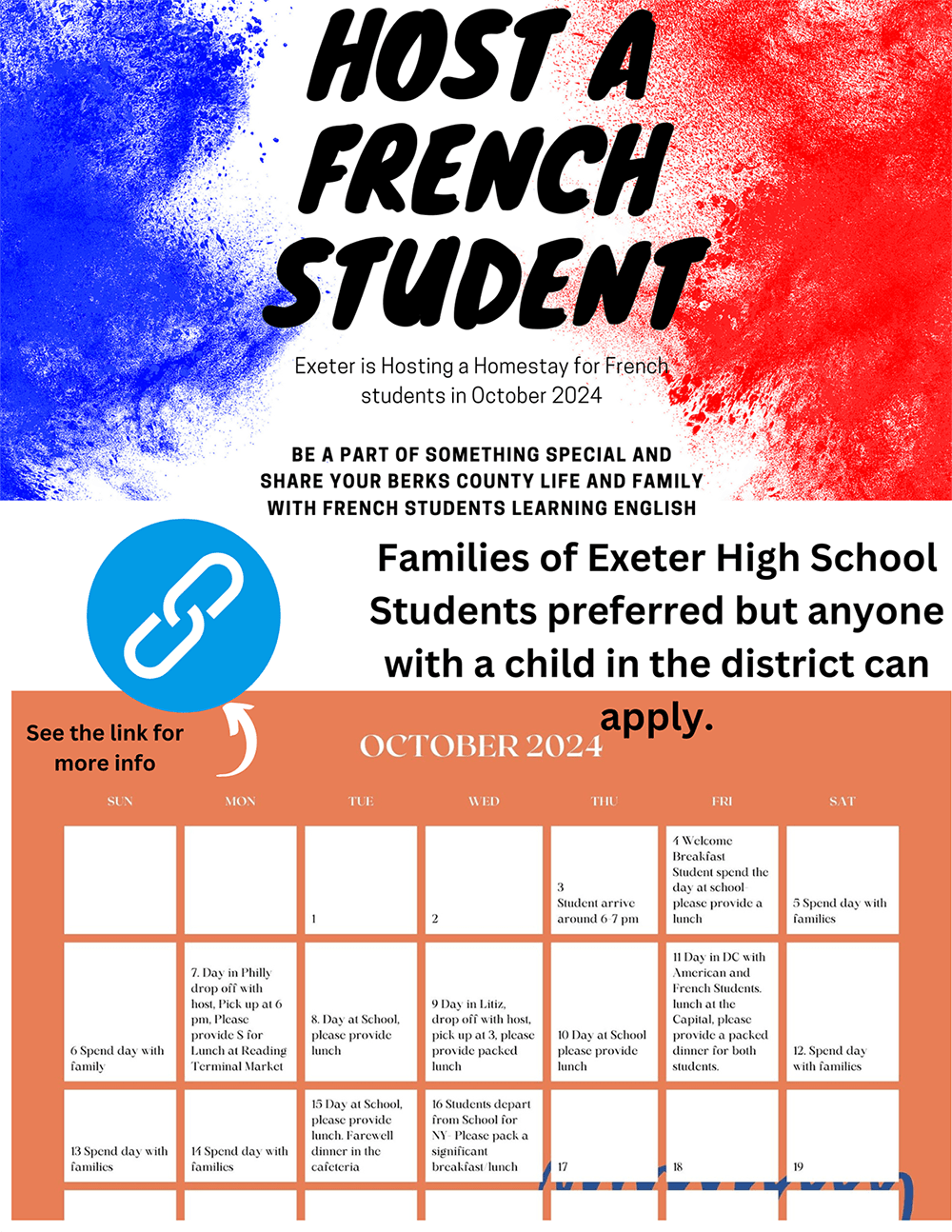 HOst a French Student