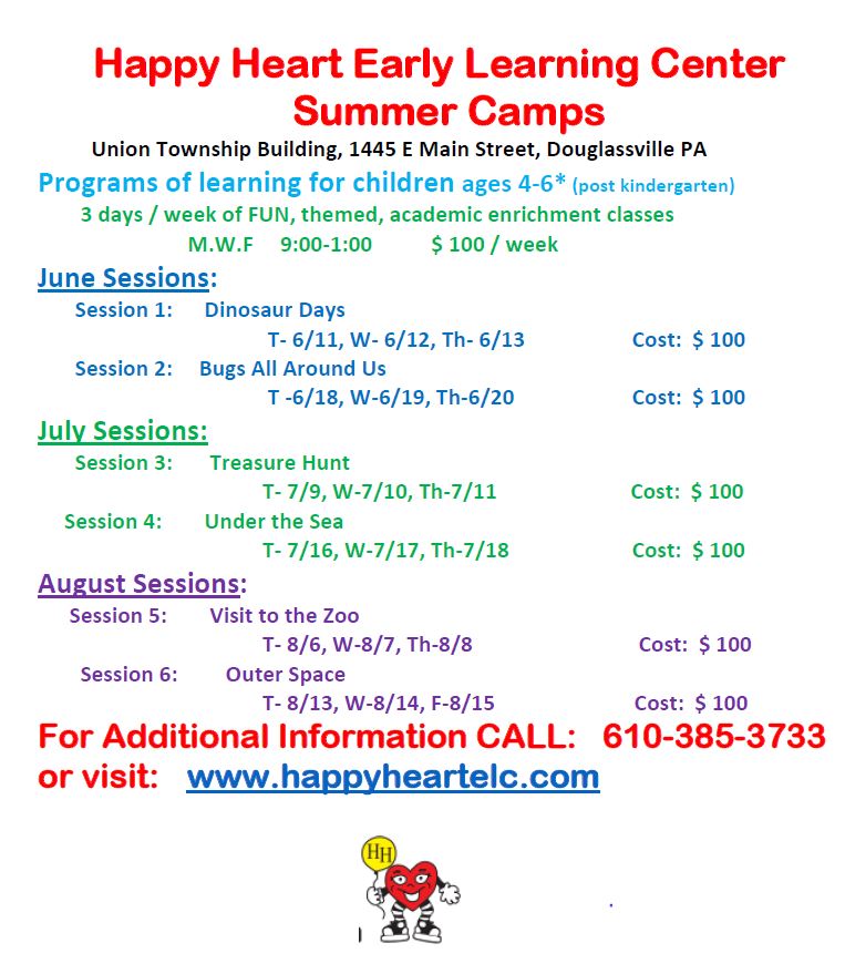 Happy Heart Summer Camp Information