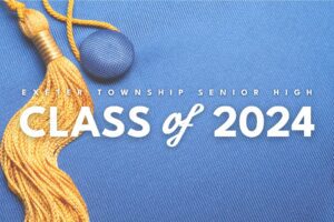 a class of 2024 graphic depicting a cap and tassel